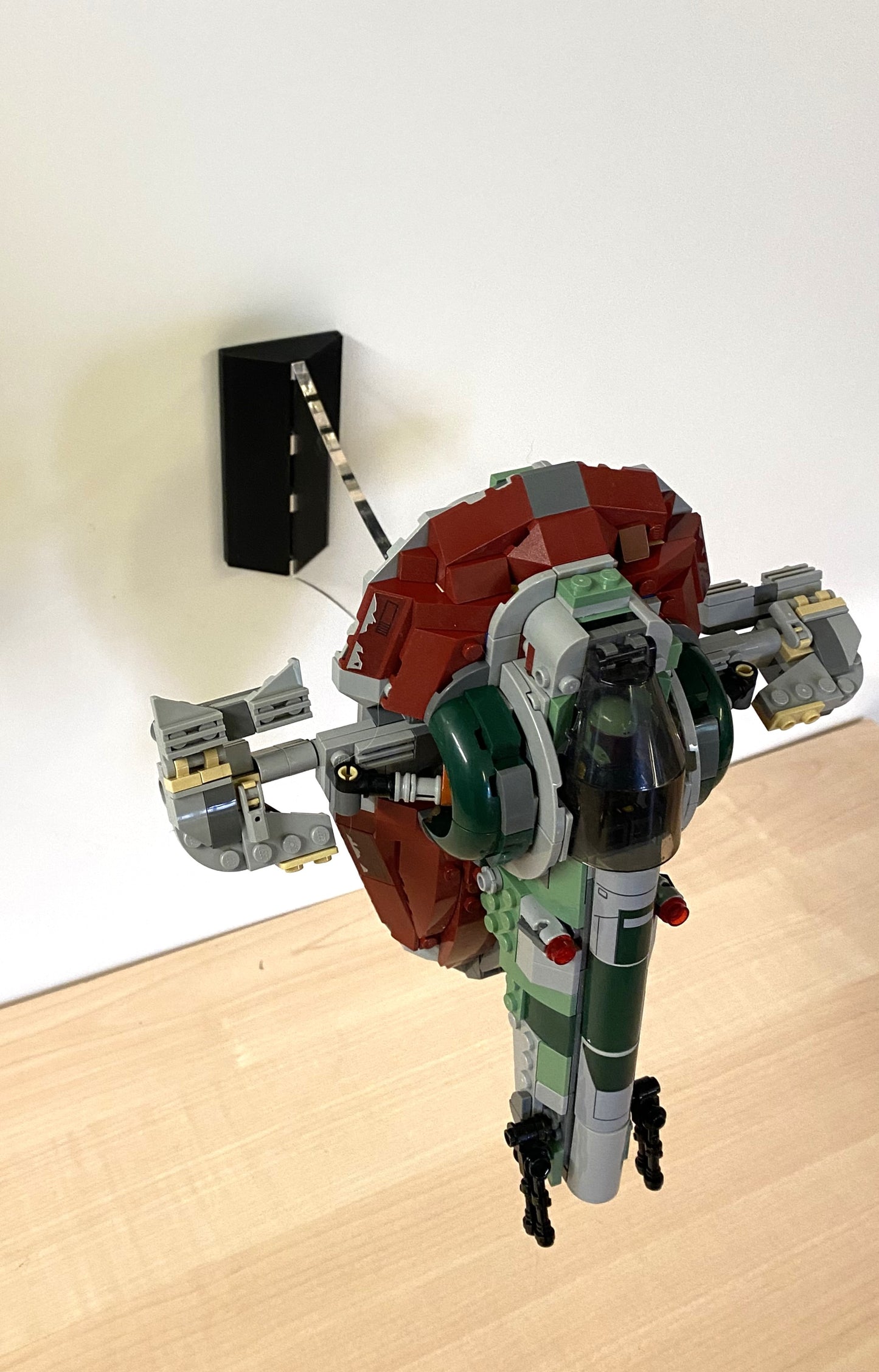 Acrylic Wall Mountable Stand for Lego Planes/Space Ships