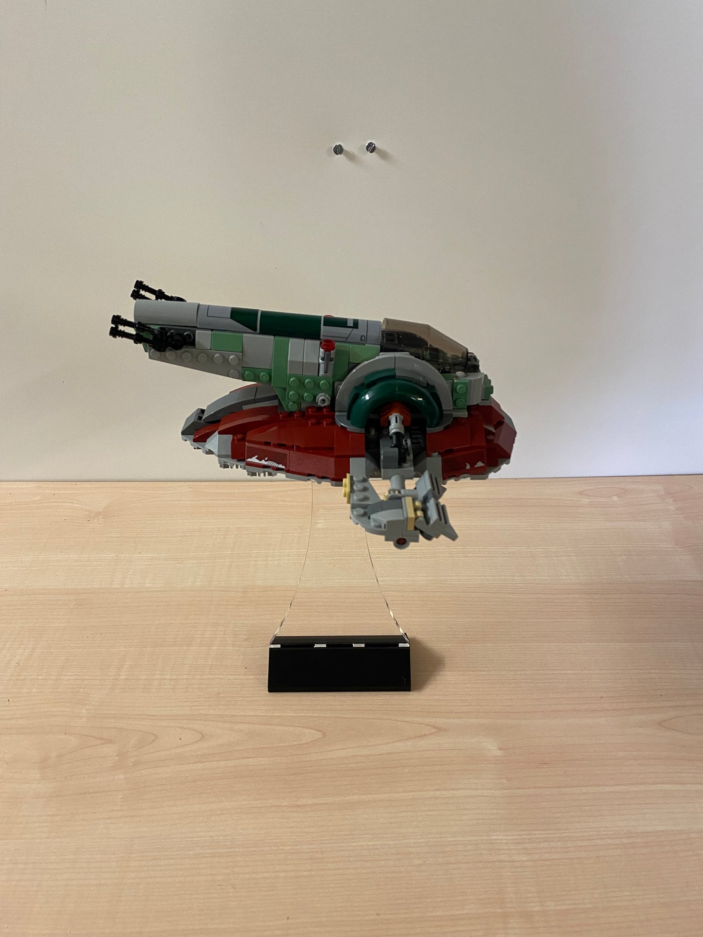 Acrylic Wall Mountable Stand for Lego Planes/Space Ships