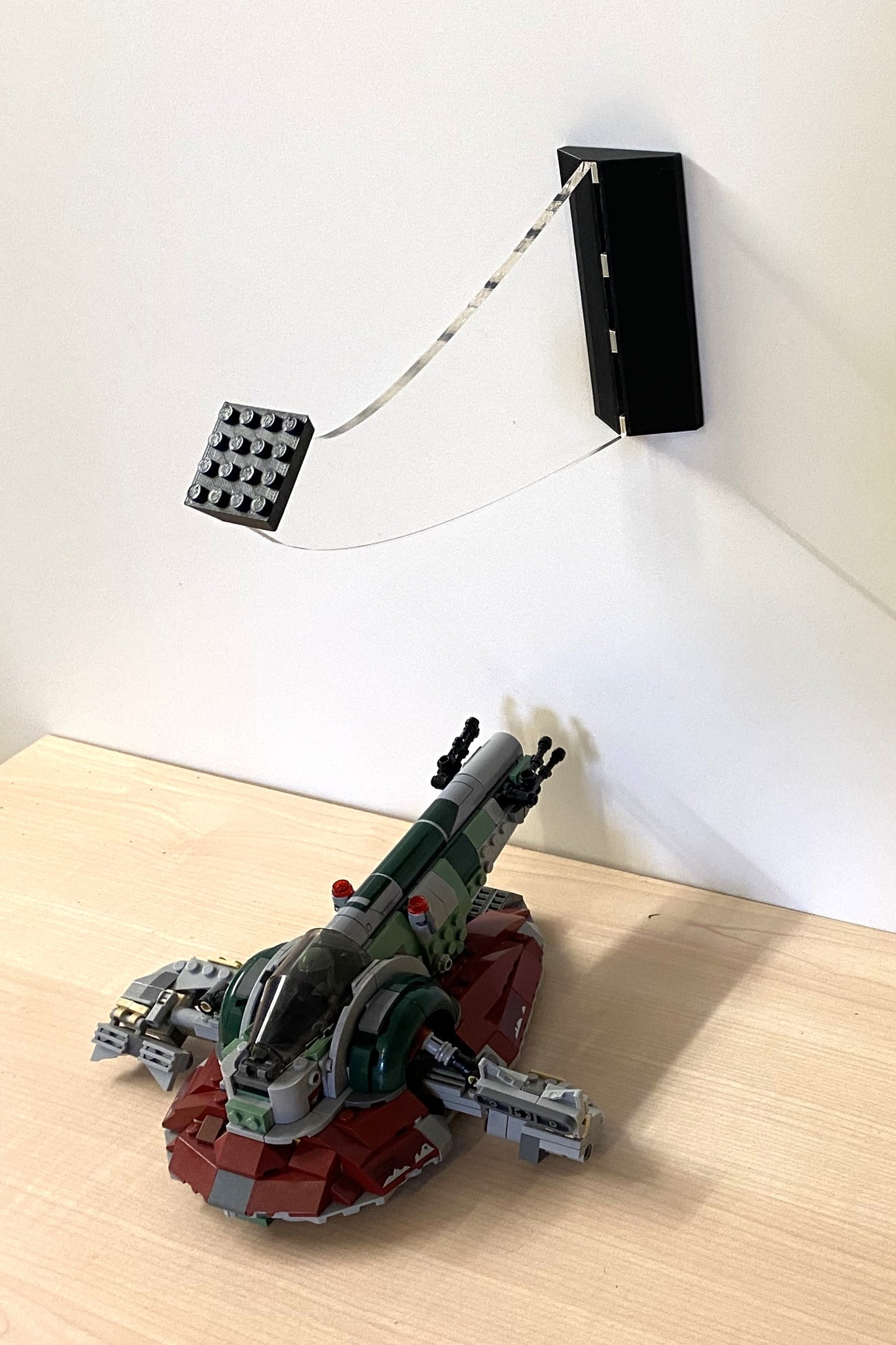 Acrylic Wall Mountable Stand for Lego Planes/Space Ships