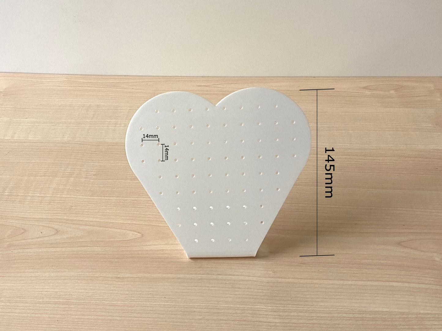Heart Shaped Acrylic Earring Display Stand