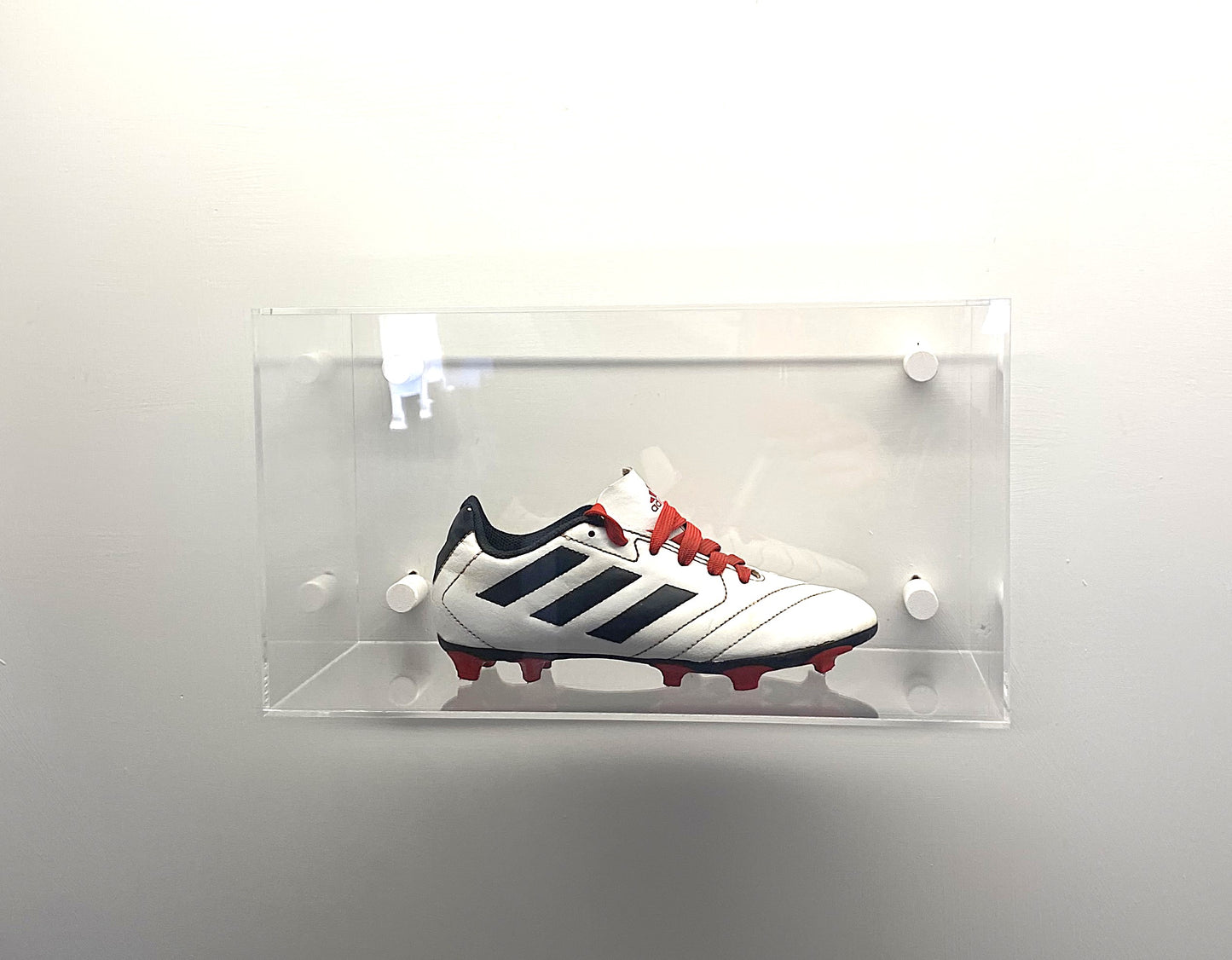 Wall Mountable Football Boot/Collectible Shoe Acrylic Display Case