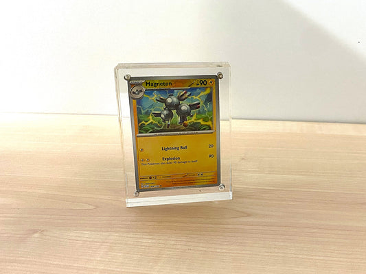 Magnetic Freestanding Acrylic Display for Trading Cards