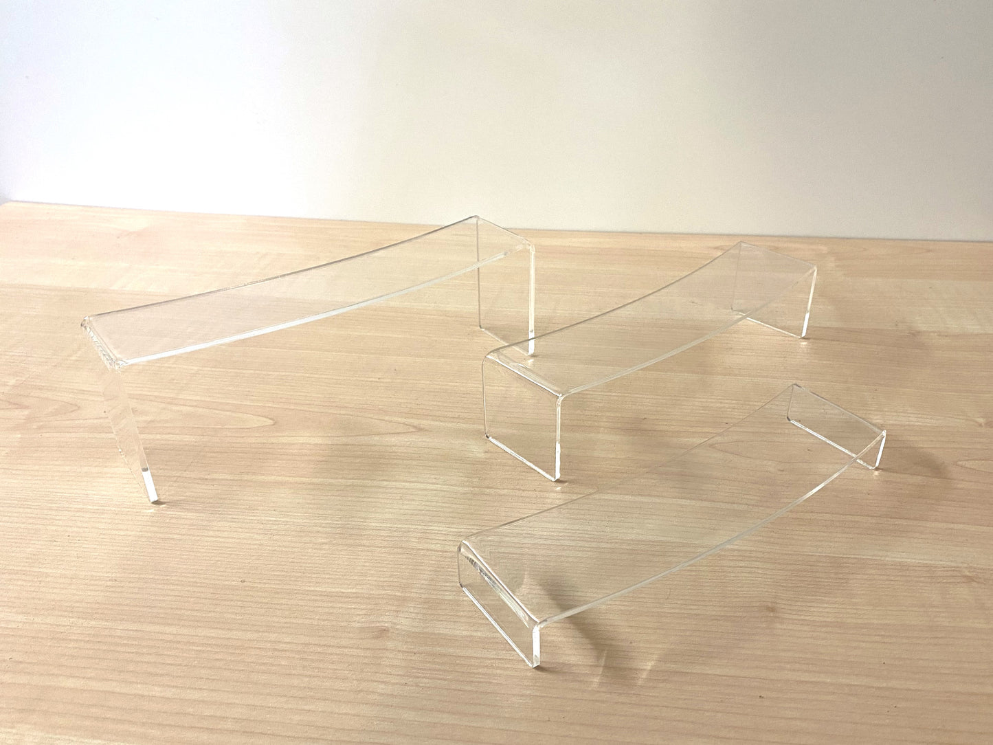 Set of 3 Acrylic Display Bridge Risers