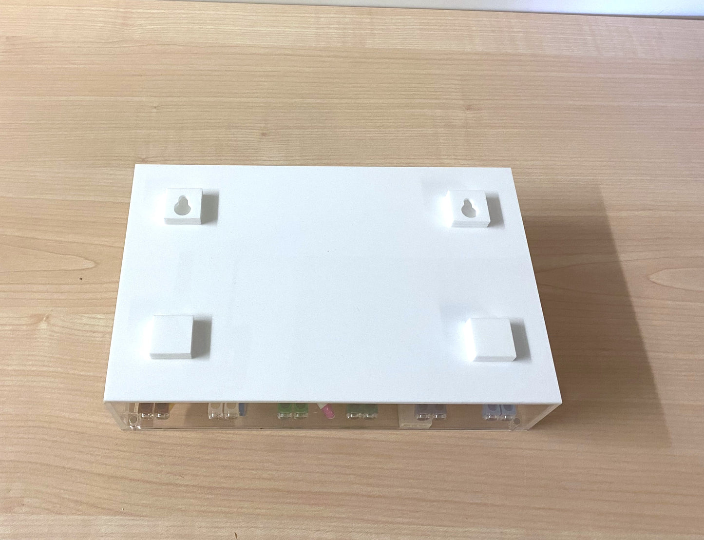 Wall mounted LEGO minifigure display case