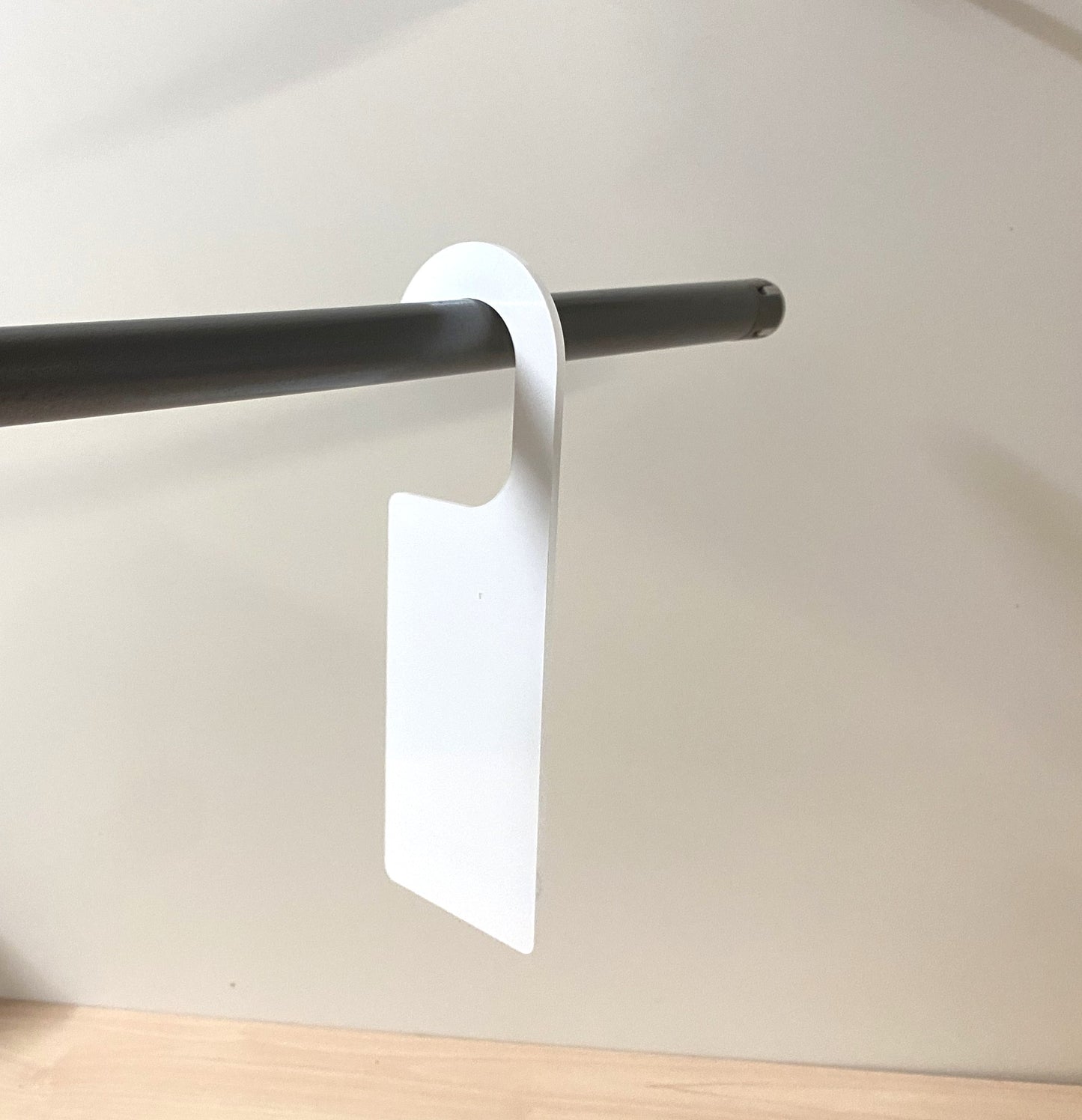 Acrylic Door Hanger Blanks | Clear Craft Blanks for Vinyl, Engraving & Personalised Signs | DIY Door Hanging Craft Supply