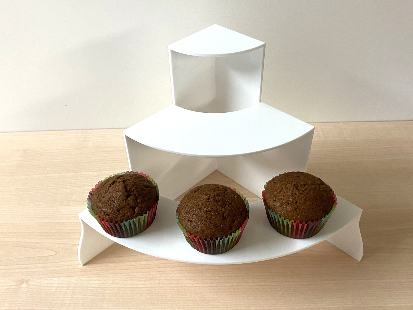 3 tiered cup cake stand
