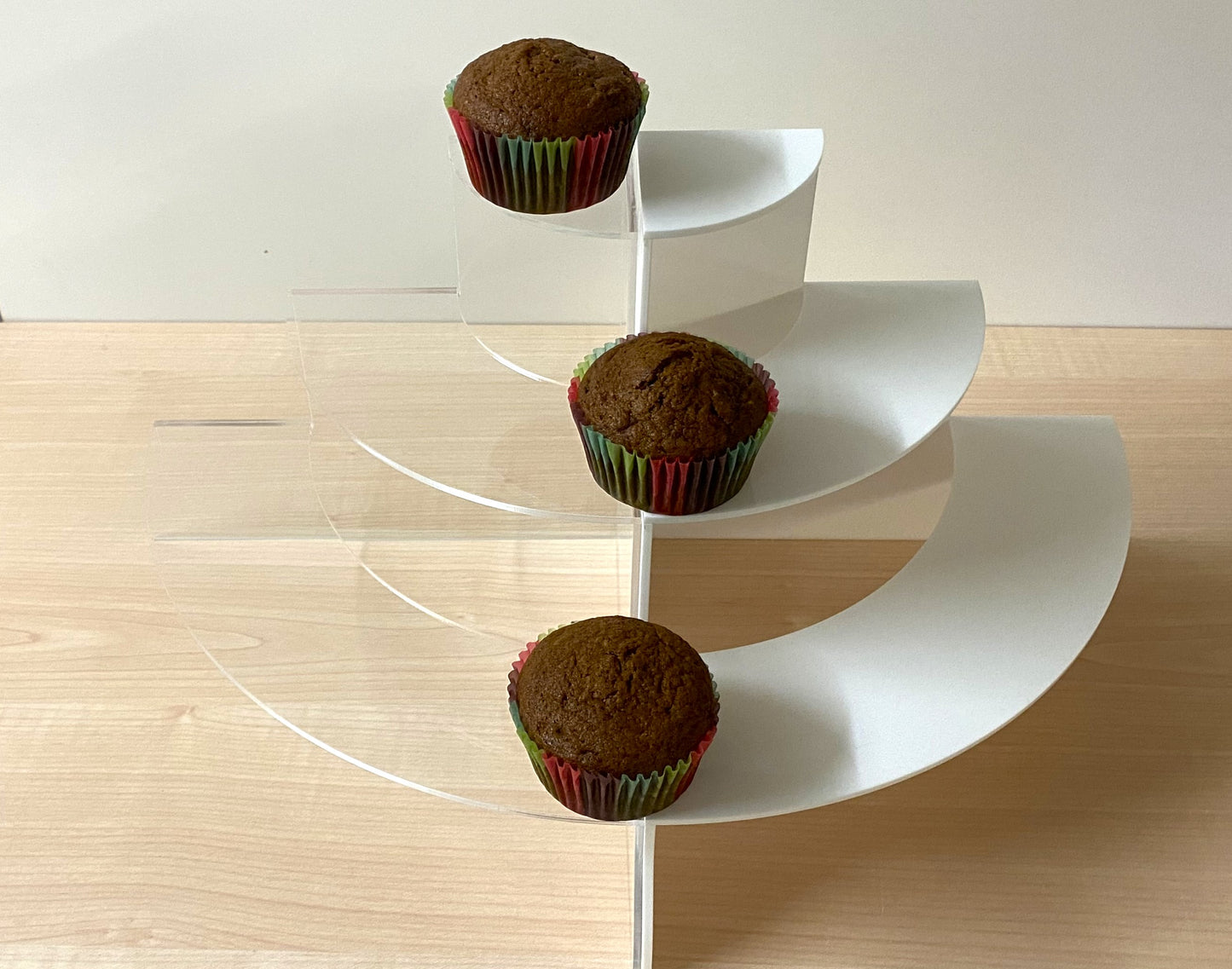 3 tiered cup cake stand