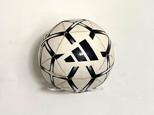 Clear Acrylic Football Wall Mount for Size 5 Footballs