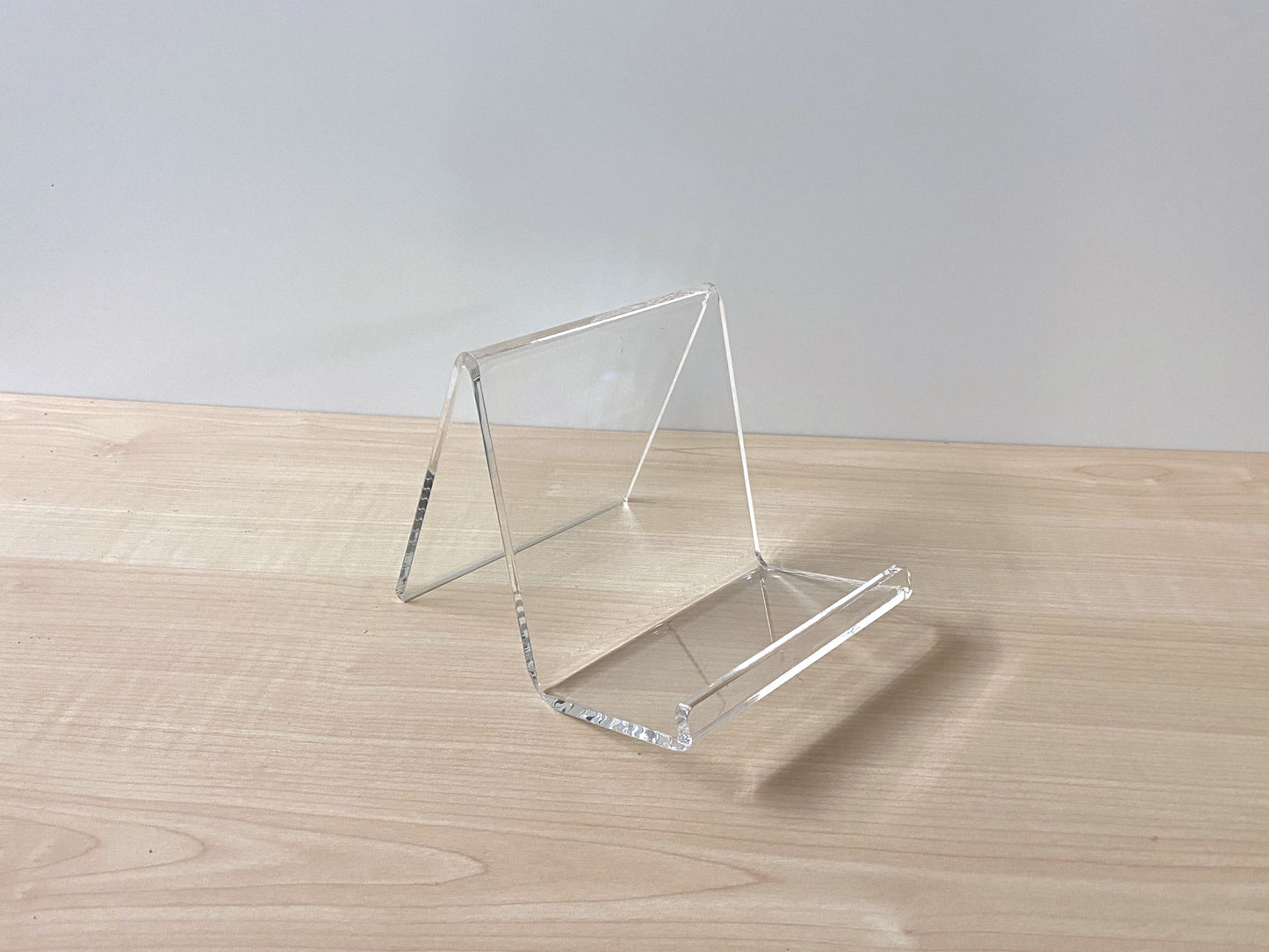 Acrylic book display stand - large books