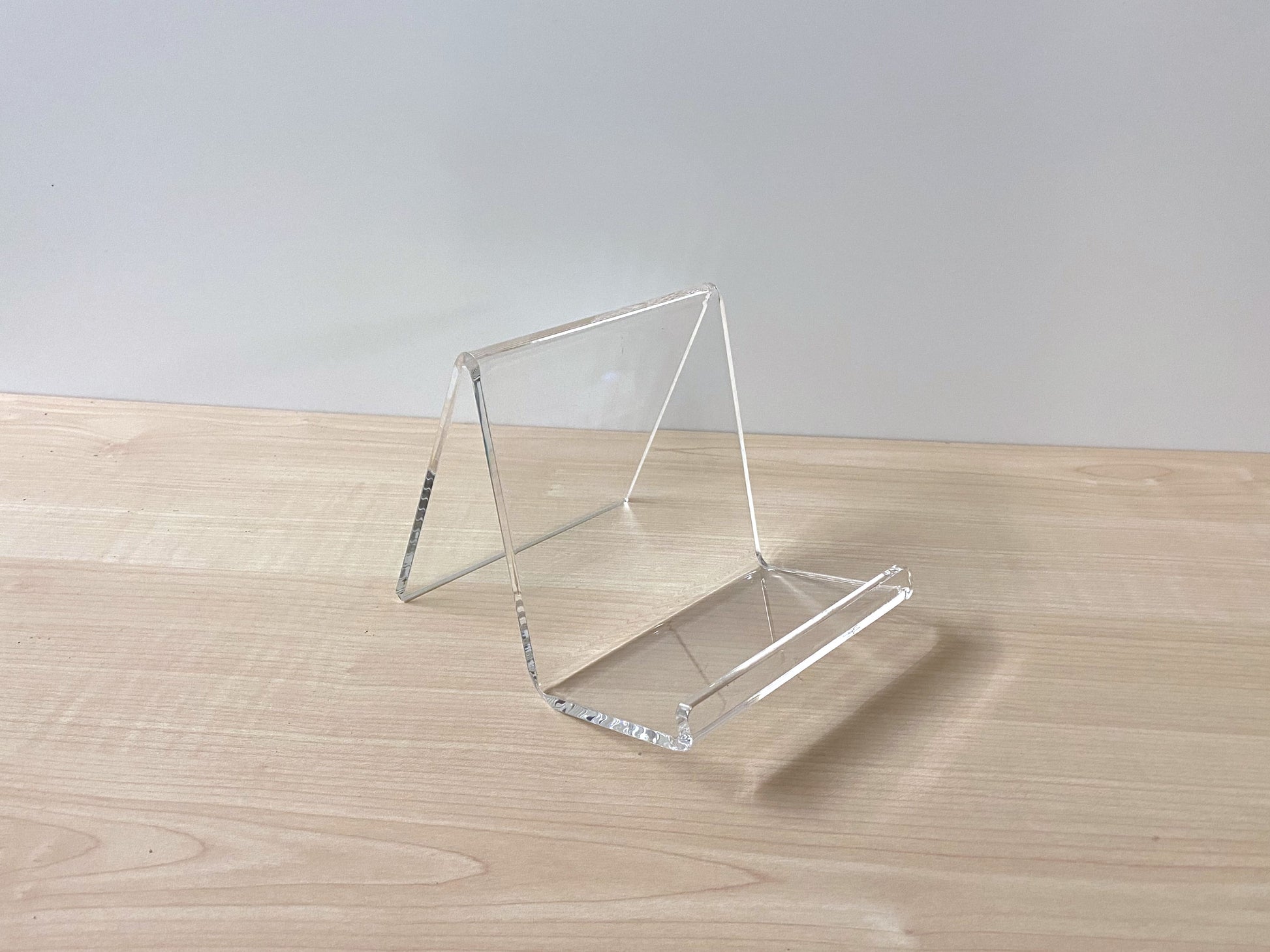 Acrylic book display stand - large books