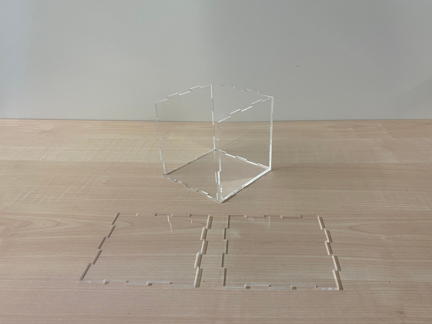 Laser Cut 100mm Acrylic Display Cube