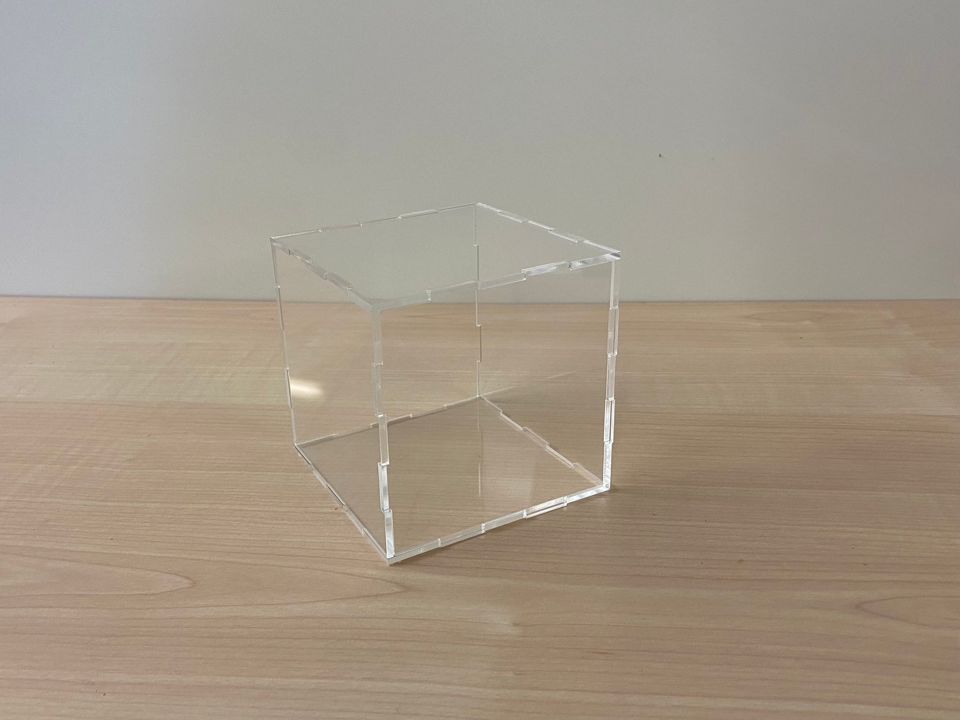 Laser cut Acrylic display cube - shop online